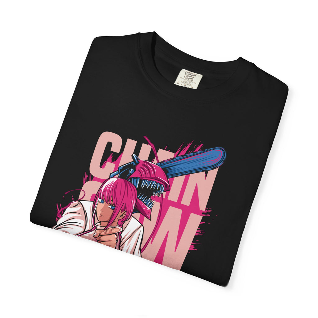 Chainsaw Girl Graphic T-Shirt — Anime Samurai Design