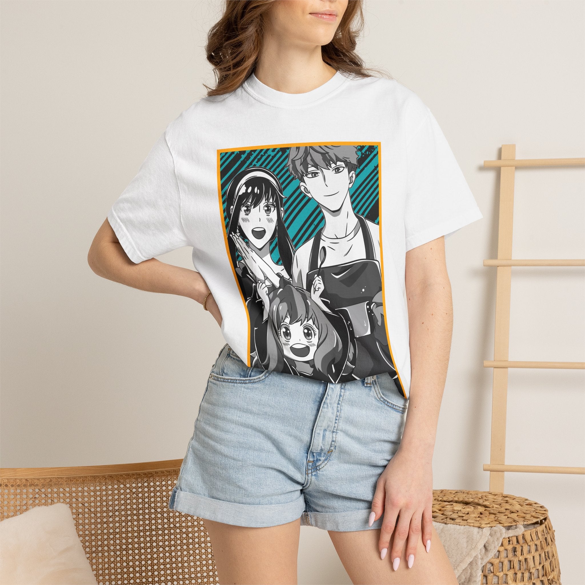 Spy×Family Anime T-Shirt — Anya, Loid & Yor Family Portrait Tee