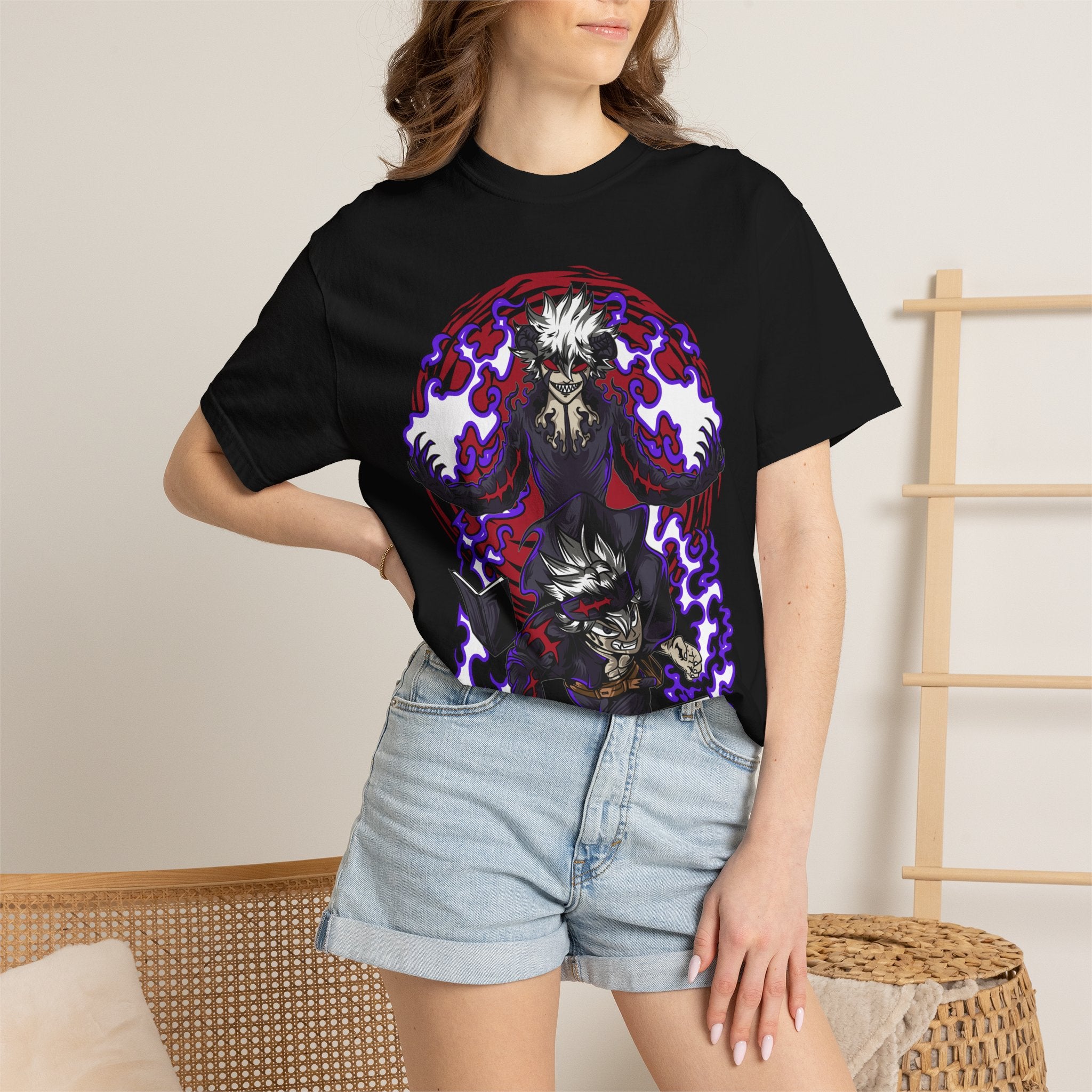 Anime Demon Warrior T-Shirt — Dark Spirit Graphic Tee