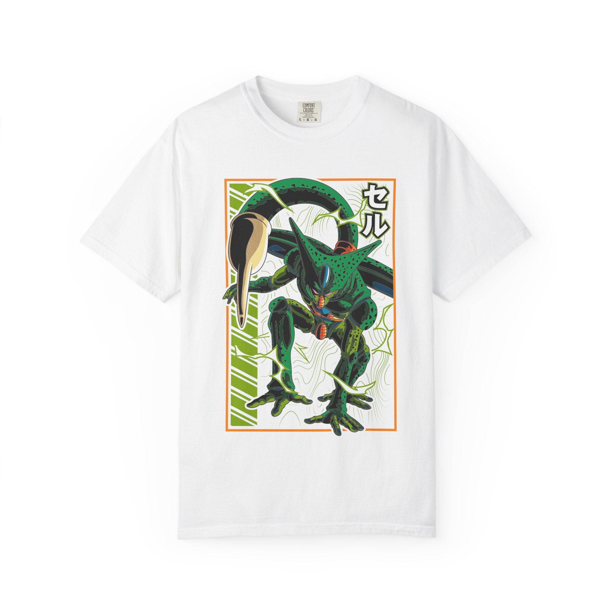 Cell Retro Anime T-Shirt — Green Bio-Form Monster Tee