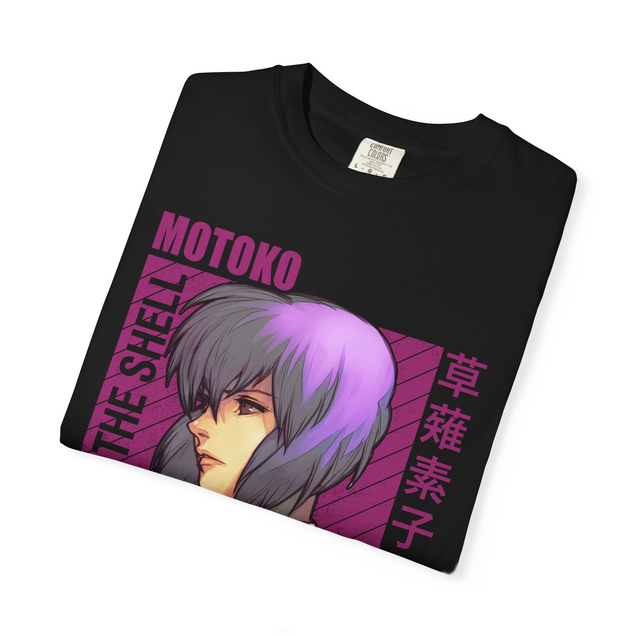 Motoko Kusanagi Retro Anime T-Shirt — Ghost in the Shell Graphic Tee