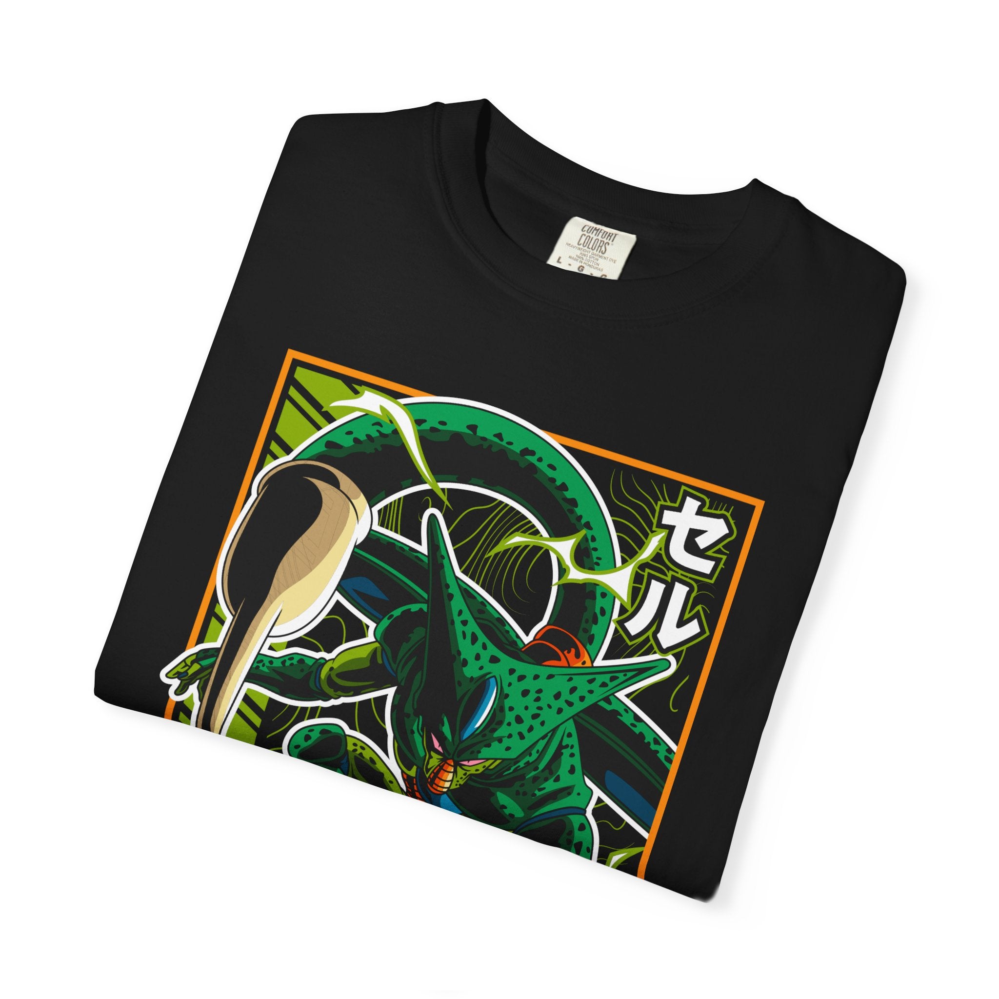 Cell Retro Anime T-Shirt — Green Bio-Form Monster Tee