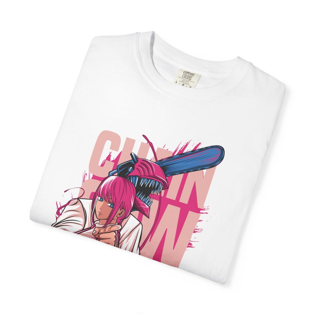 Chainsaw Girl Graphic T-Shirt — Anime Samurai Design