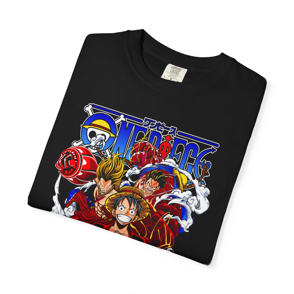One Piece Crew Graphic T-Shirt — Luffy Anime Skull Logo Tee