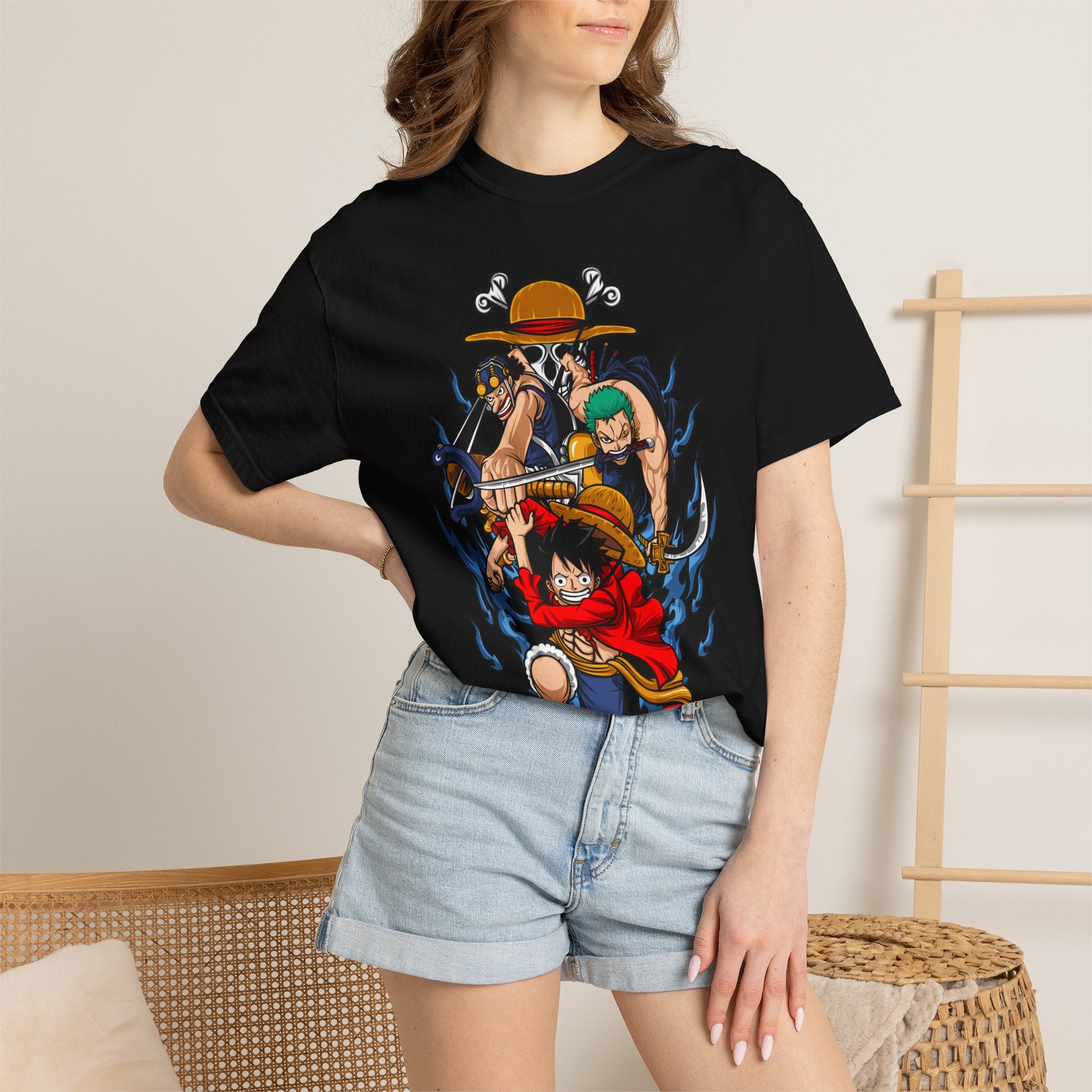 One Piece Luffy Crew Graphic T-Shirt