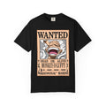 Wanted Poster Graphic T-Shirt — 'Wanted: Monkey D. Luffy' Anime Tee
