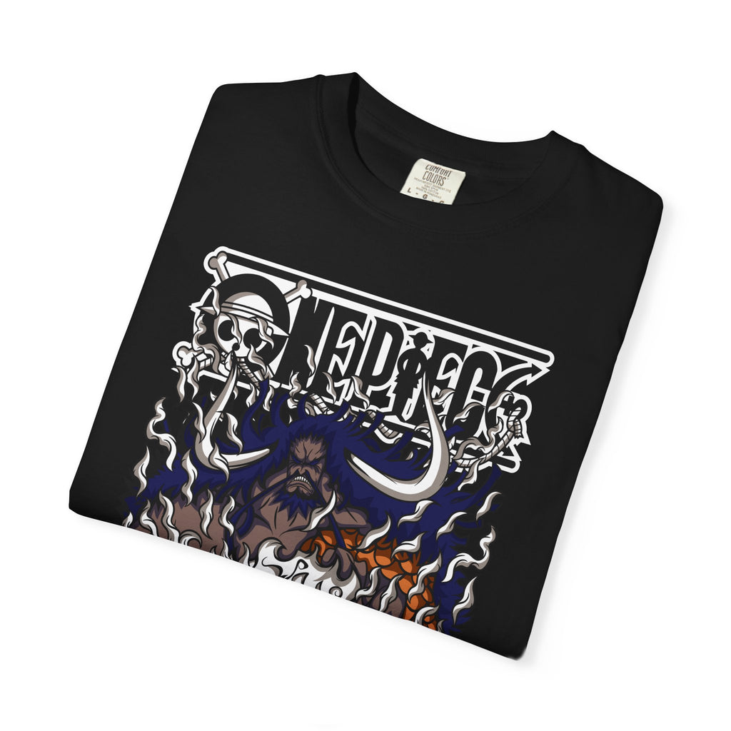 One Piece Anime Graphic T-Shirt — Luffy & Kaido Battle Illustration