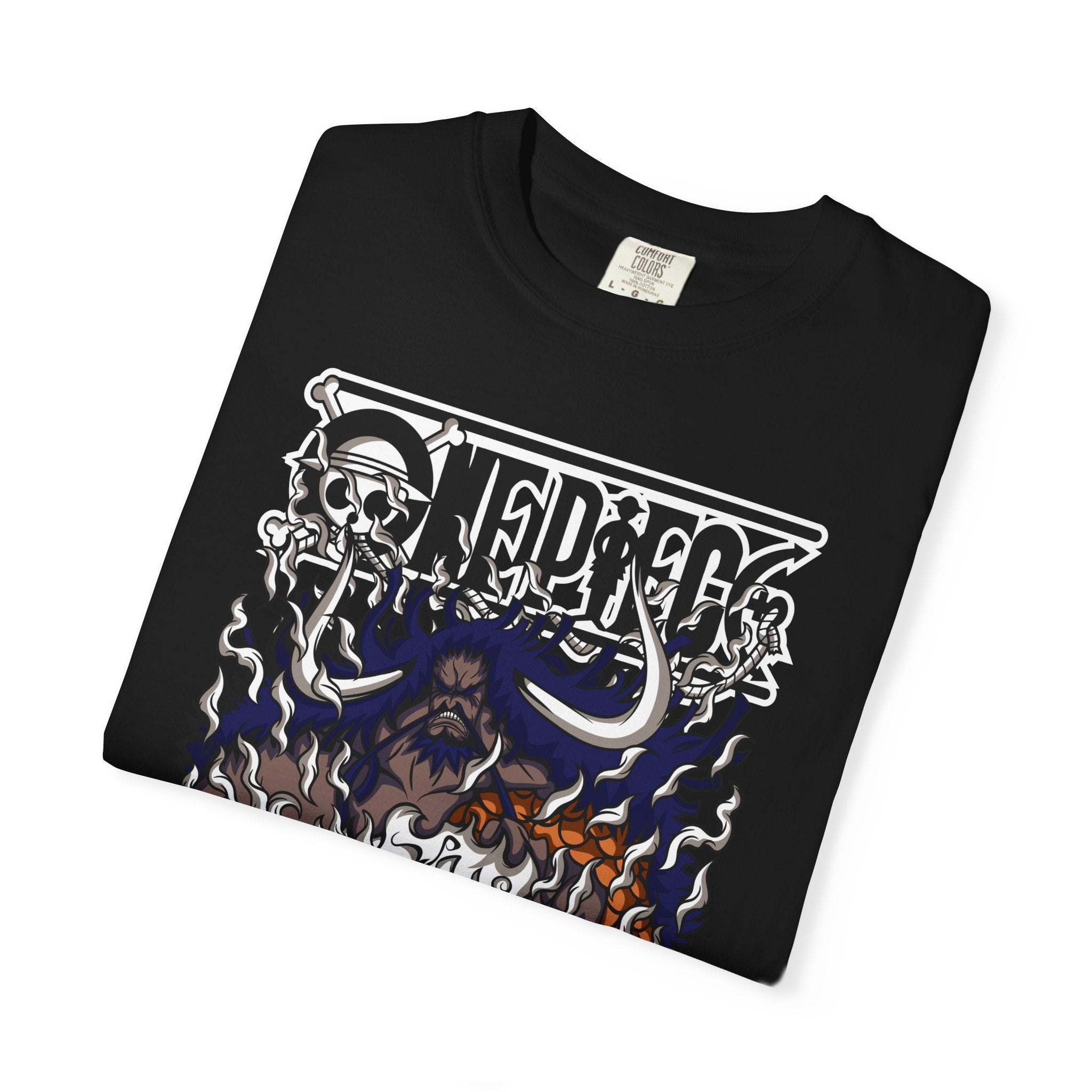 One Piece Anime Graphic T-Shirt — Luffy & Kaido Battle Illustration