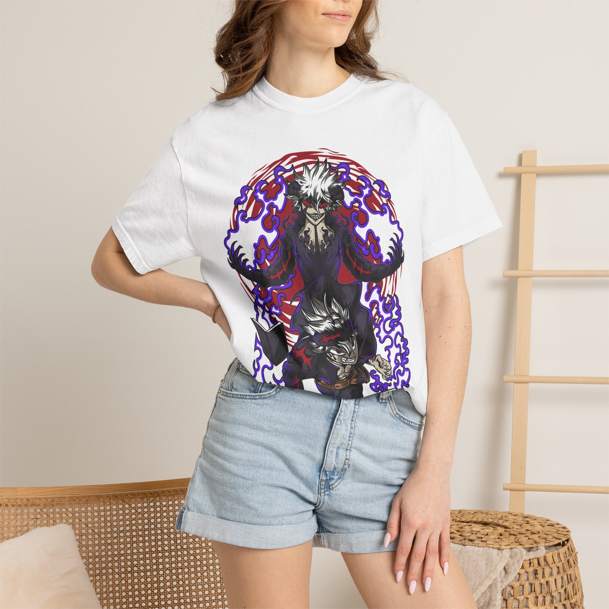 Anime Demon Warrior T-Shirt — Dark Spirit Graphic Tee