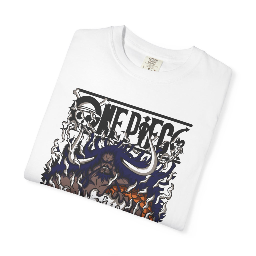 One Piece Anime Graphic T-Shirt — Luffy & Kaido Battle Illustration