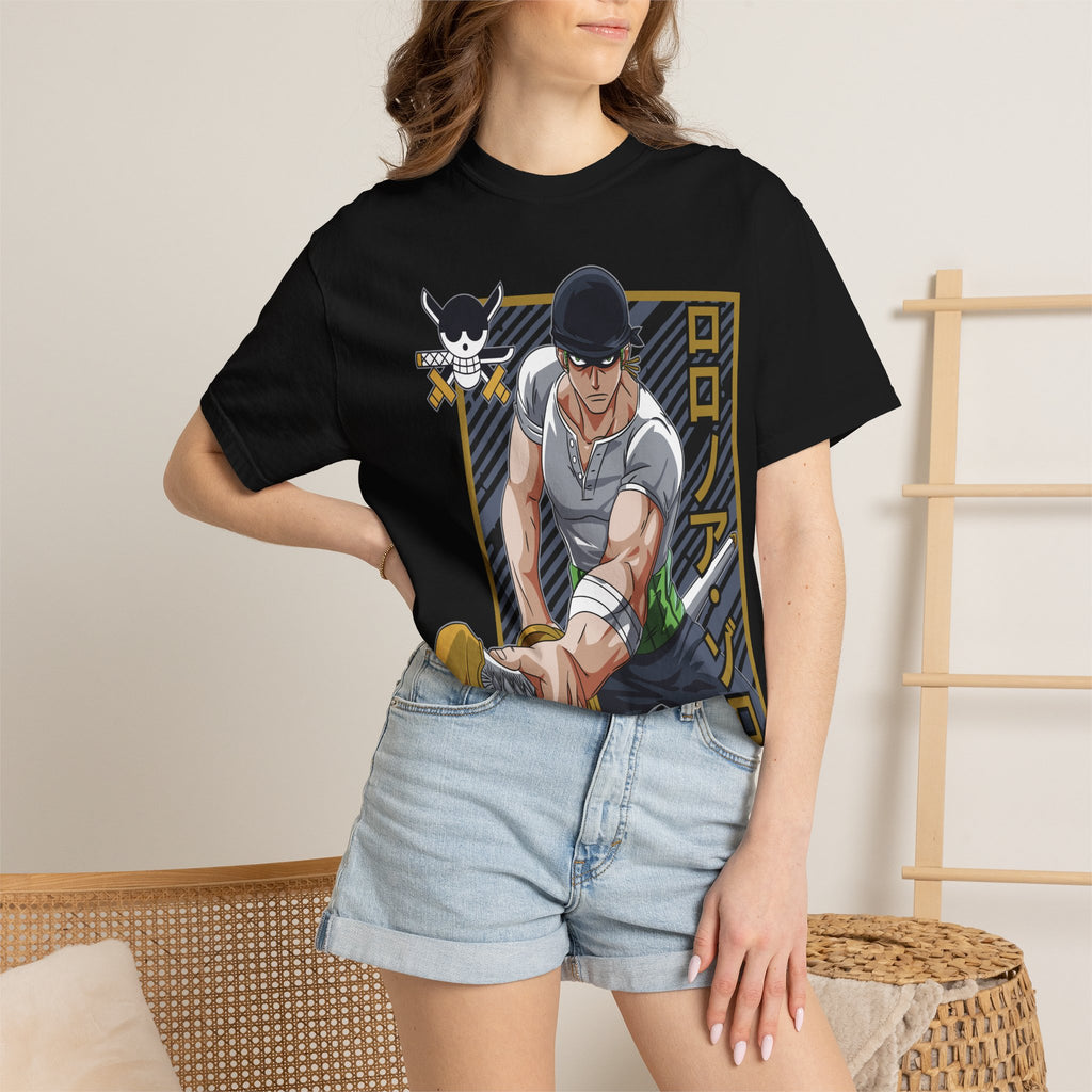 Anime Character T‑Shirt — Dynamic Baseball Throw Graphic