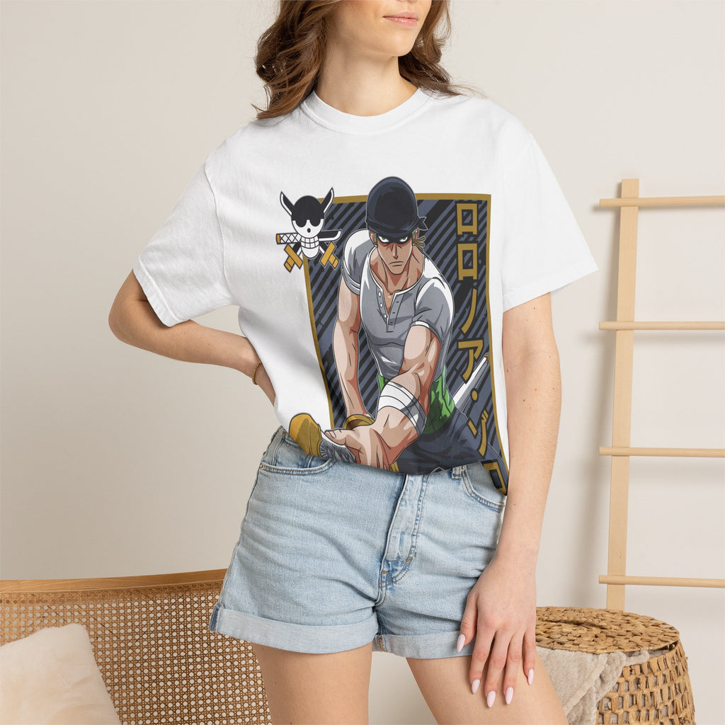 Anime Character T‑Shirt — Dynamic Baseball Throw Graphic