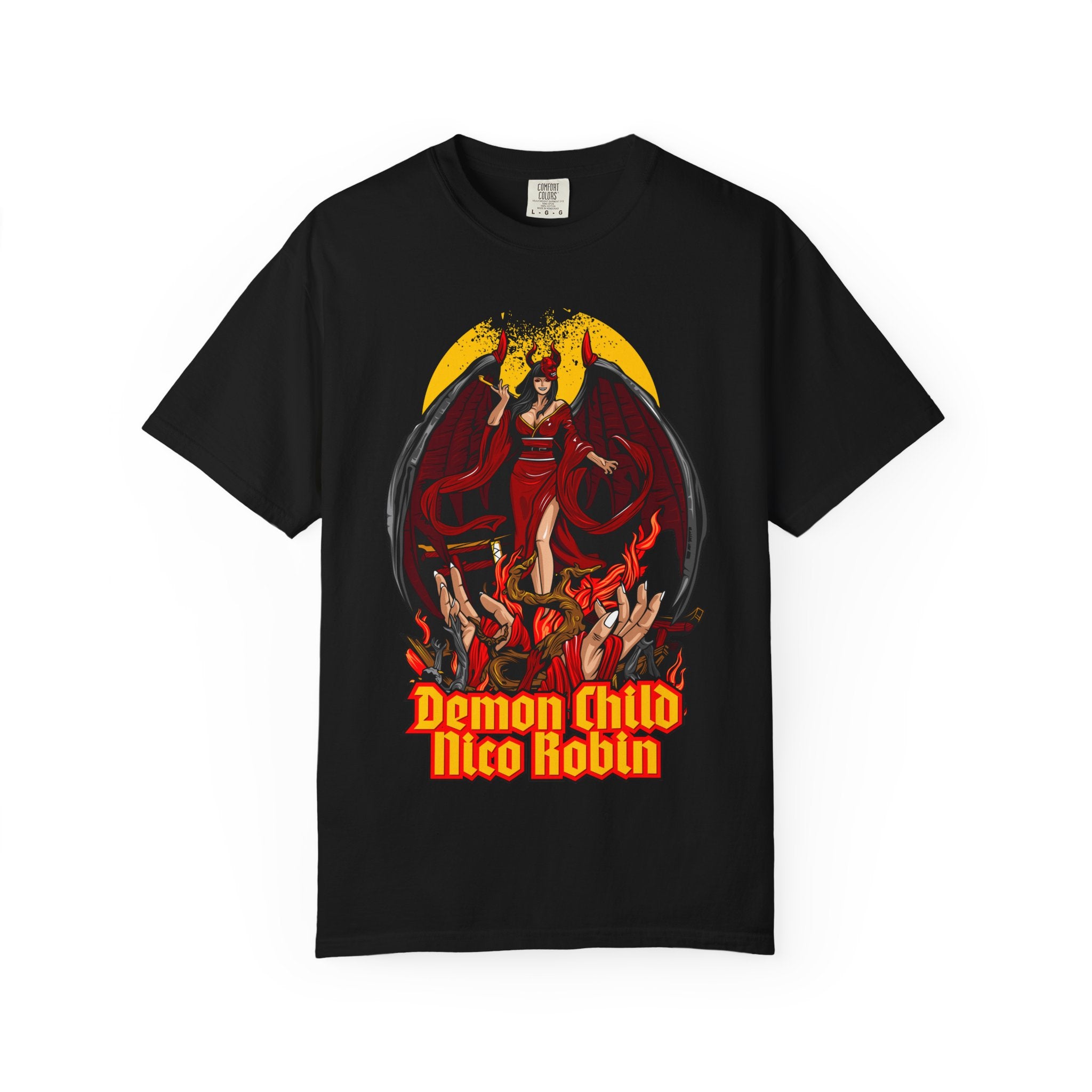 Demon Child Nico Robin T-Shirt — Gothic Anime Demoness Graphic Tee