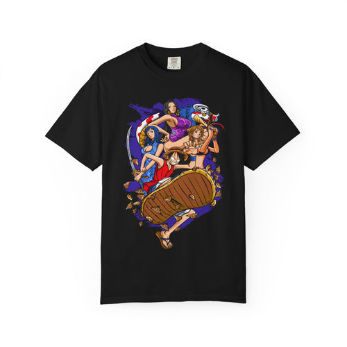 Anime Crew Adventure T-Shirt – Pirate Girl Squad Graphic Tee