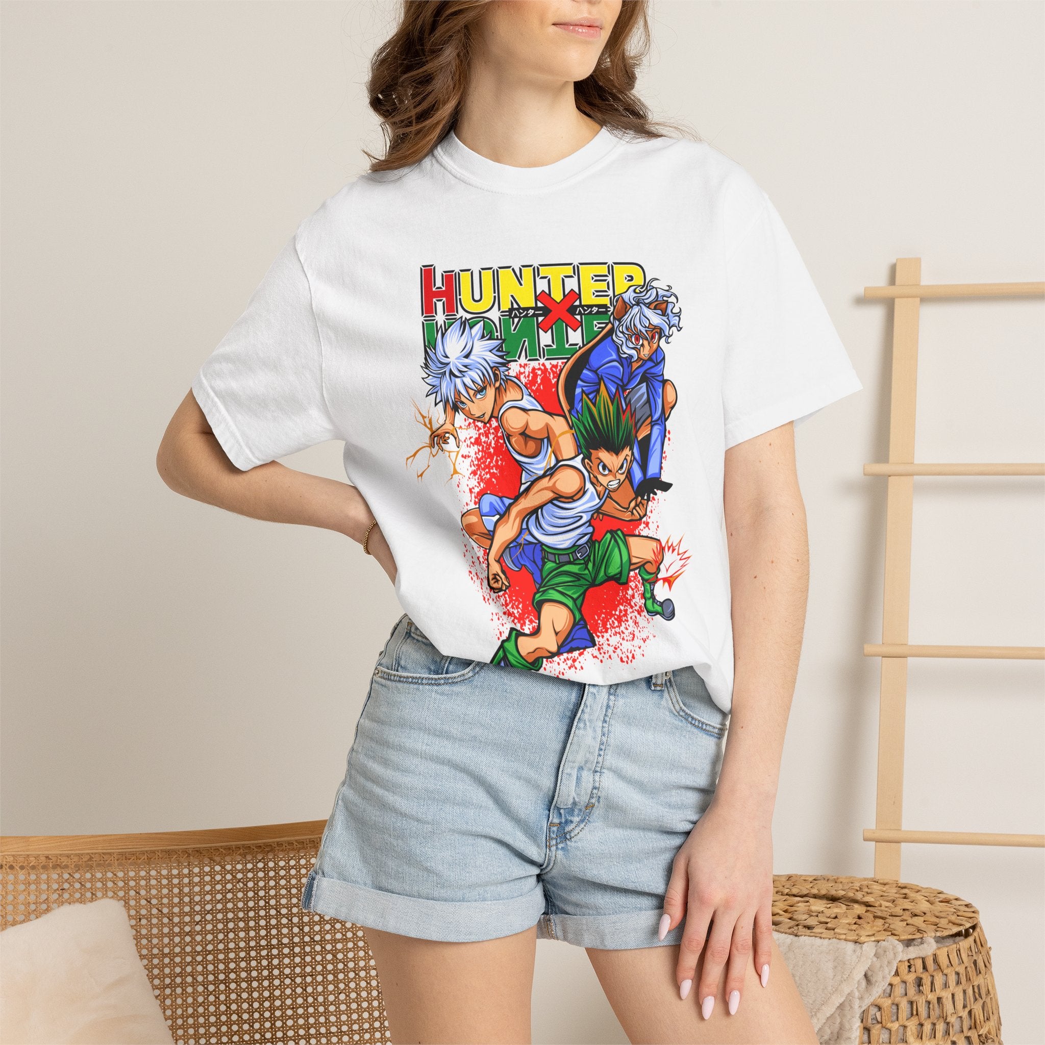Hunter x Hunter Action Tee — Gon & Killua Anime Graphic T-Shirt