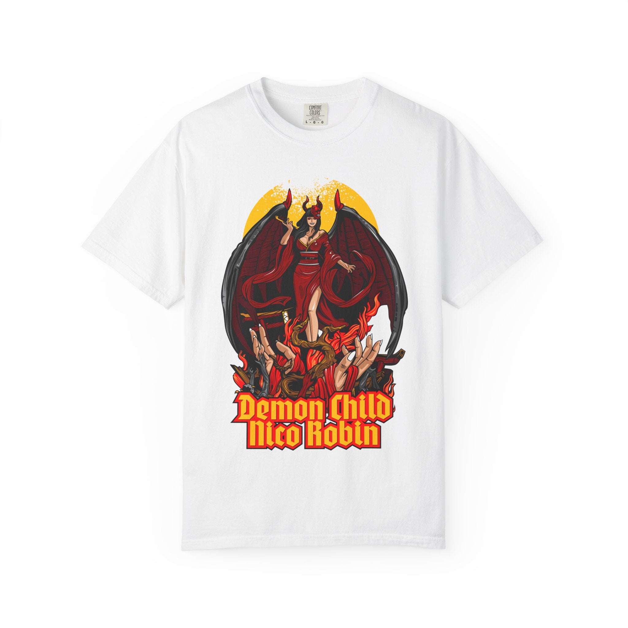 Demon Child Nico Robin T-Shirt — Gothic Anime Demoness Graphic Tee