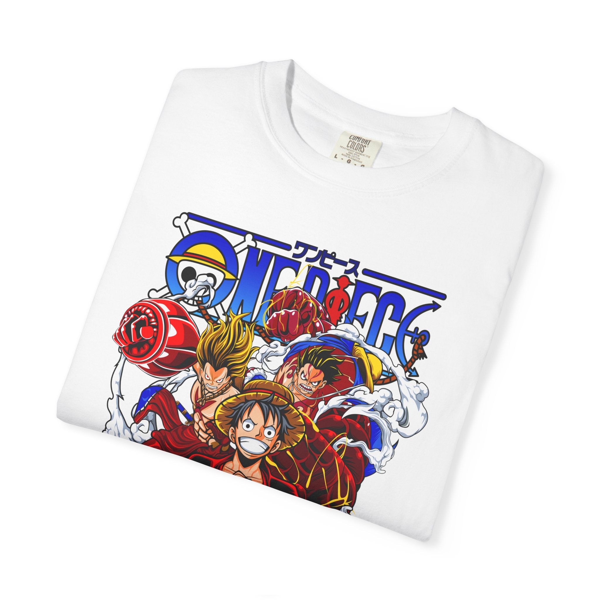 One Piece Crew Graphic T-Shirt — Luffy Anime Skull Logo Tee