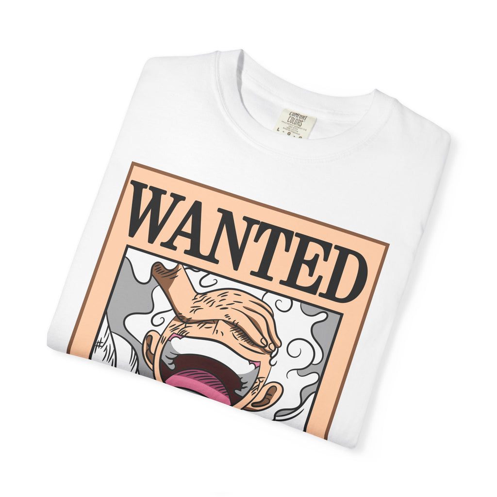 Wanted Poster Graphic T-Shirt — 'Wanted: Monkey D. Luffy' Anime Tee