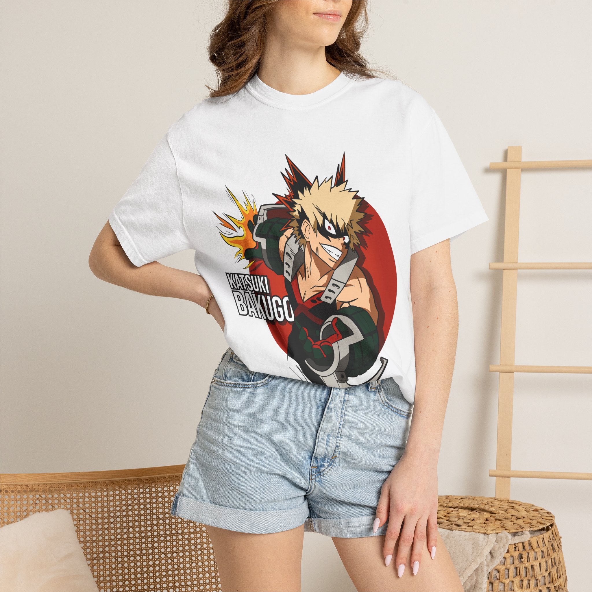 Bakugo Hero T-Shirt — Explosive Action Anime Tee