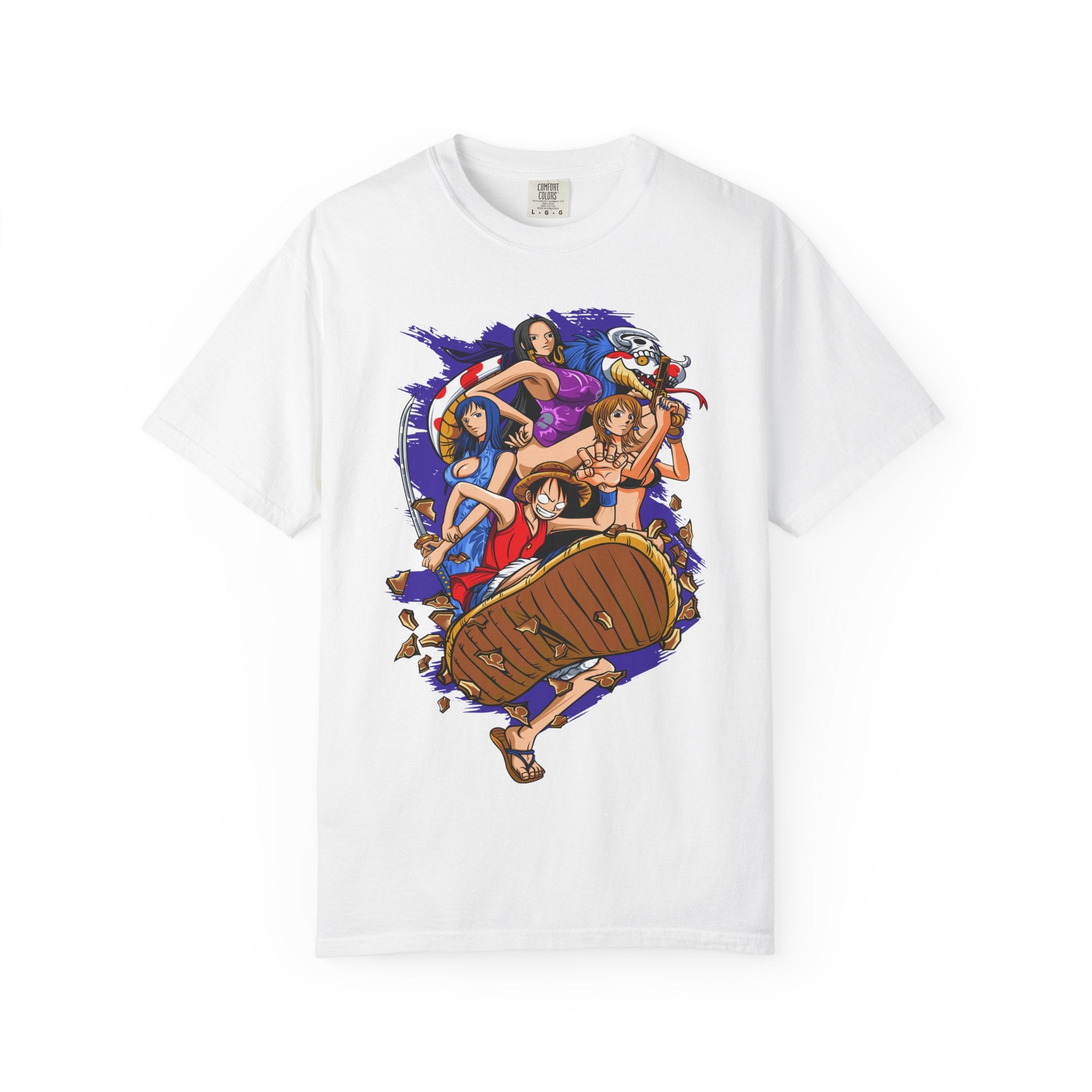 Anime Crew Adventure T-Shirt – Pirate Girl Squad Graphic Tee