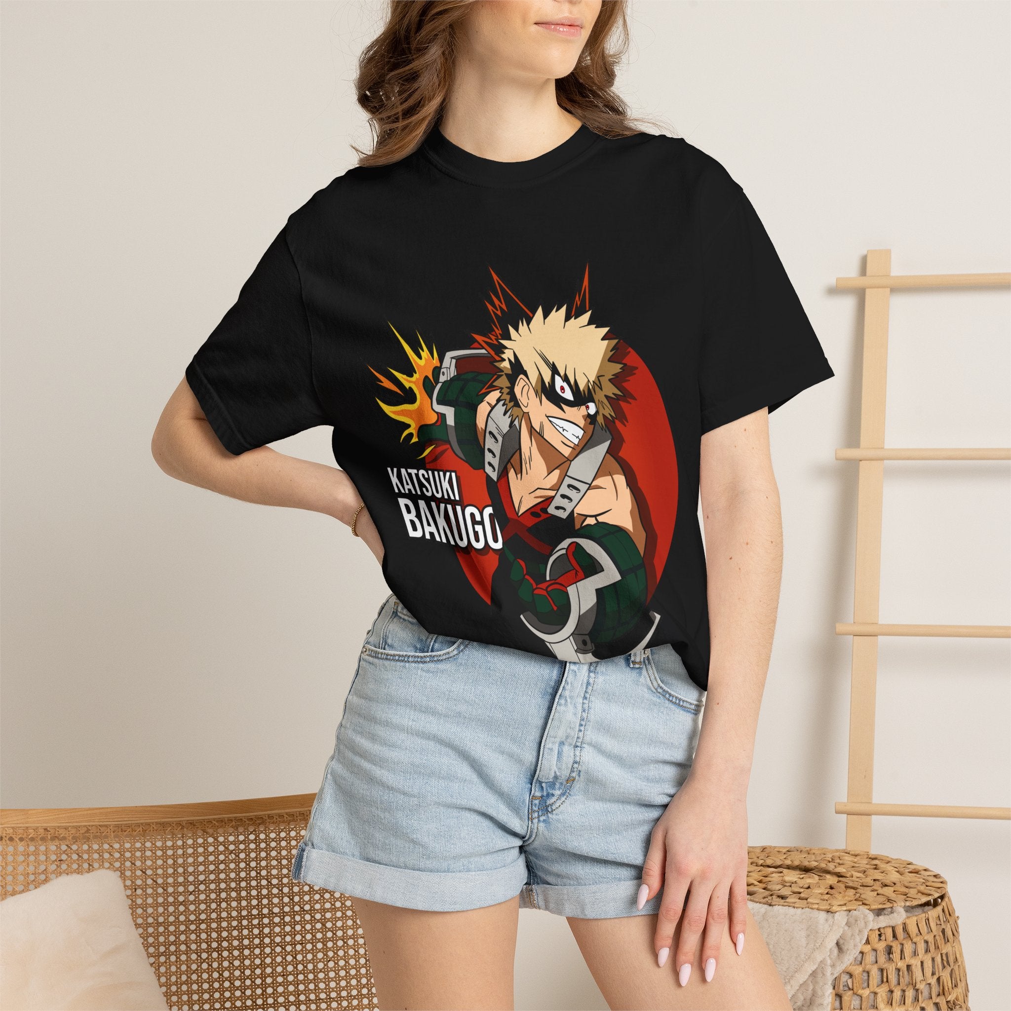 Bakugo Hero T-Shirt — Explosive Action Anime Tee